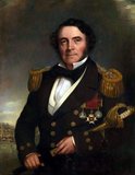 Admiral Sir William Hutcheon Hall, KCB, FRS (c. 1797 – 25 June 1878), was a British officer in the Royal Navy. He served in the First Anglo-Chinese War and Crimean War. In China, he commanded the iron steamship Nemesis of the East India Company.<br/><br/>

In November 1839, Hall obtained command of Nemesis of the British East India Company in China, where he served in the First Anglo-Chinese War (1839–43). The ship's first engagement was against Chinese forts and a fleet of junks in the Second Battle of Chuenpee on 7 January 1841. He was Mentioned in Despatches for his part in the battle. He was also present at the Battle of First Bar on 27 February.<br/><br/>

In commemoration of his service, he was commonly known in the navy as 'Nemesis Hall'. William Dallas Bernard, an Oxford graduate who studied life and customs in China, used Hall's notes to write an account of the war in the 'Narrative of the Voyages and Services of the Nemesis from 1840 to 1843' (1844).